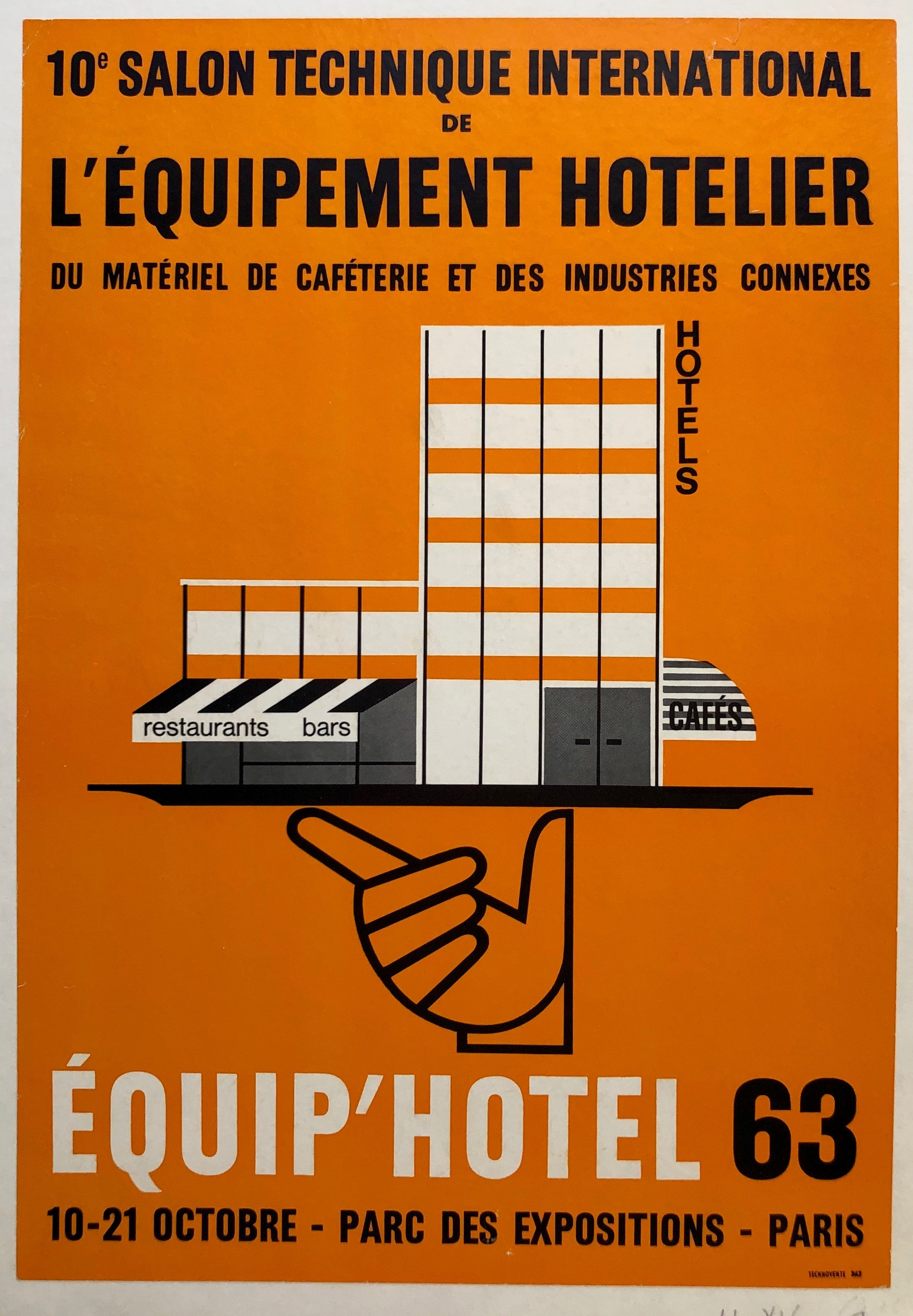 L'Equipement Hotelier du Materiel de Cafeteria et des Industries Connexes - Equip'Hotel 63