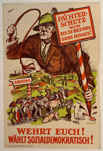 Link to  Wehrt Euch! Wählt Sozialdemokratisch!Germany, 1924  Product