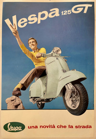 Link to  Vespa 125 GT PosterItaly, 1960s  Product