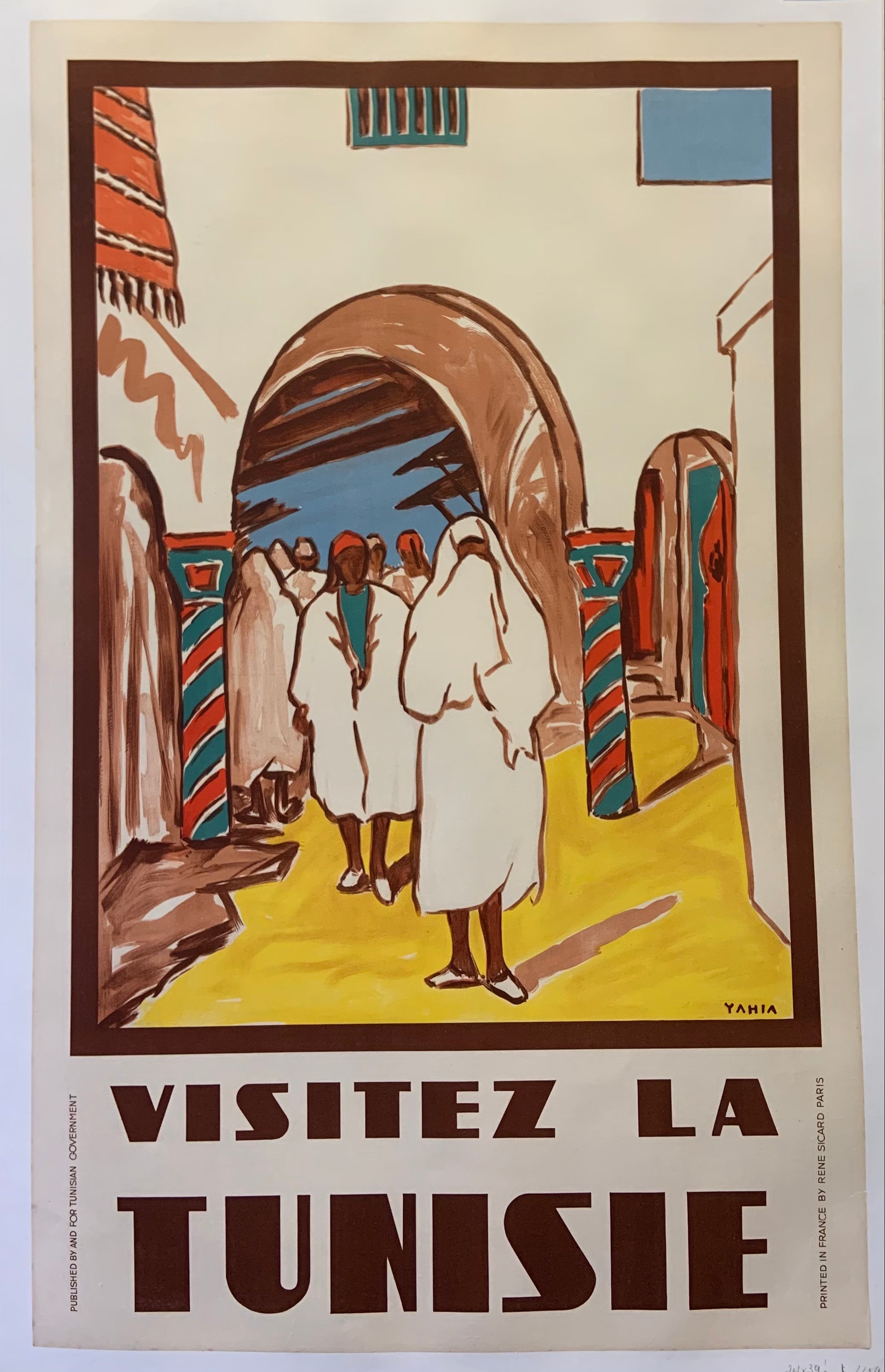 Visitez La Tunisie Poster ✓