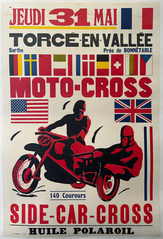 Link to  Moto-Cross PosterFrance, c. 1960  Product