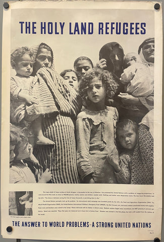 Link to  The Holy Land Refugees - United Nations PosterU.S.A., c. 1950  Product