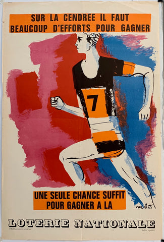 Link to  Loterie Nationale: "Running Athlete"France, C. 1955  Product