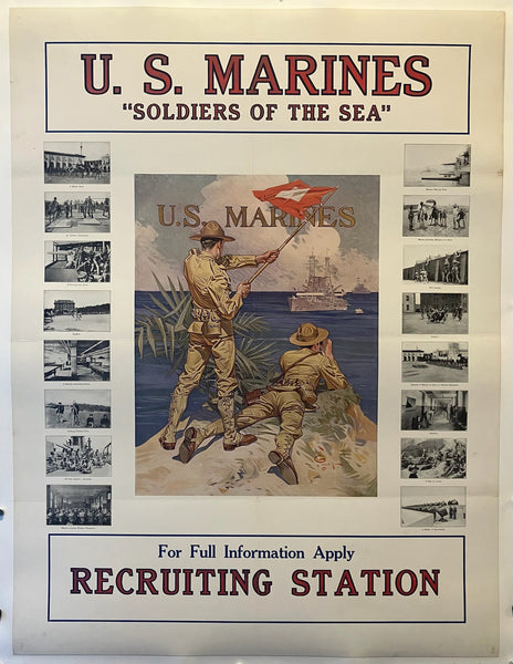 US Marines 'Soldiers of the Sea' Poster 01 – Poster Museum