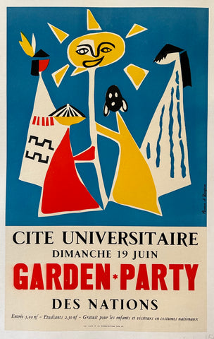 Link to  Garden Party des Nations PosterFrance, c. 1965  Product