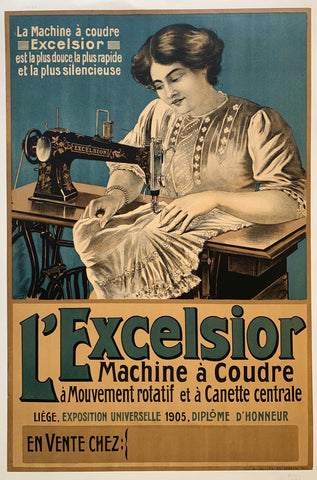 Link to  L'Excelsior Machine a Coudre a Mouvement rotatif et a Canette centraleBelgium, 1905  Product