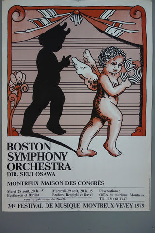 Link to  Boston Symphony OrchestraSwiss Poster, 1979  Product