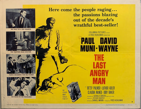 Link to  The Last Angry Man Film PosterU.S.A FILM, 1959  Product
