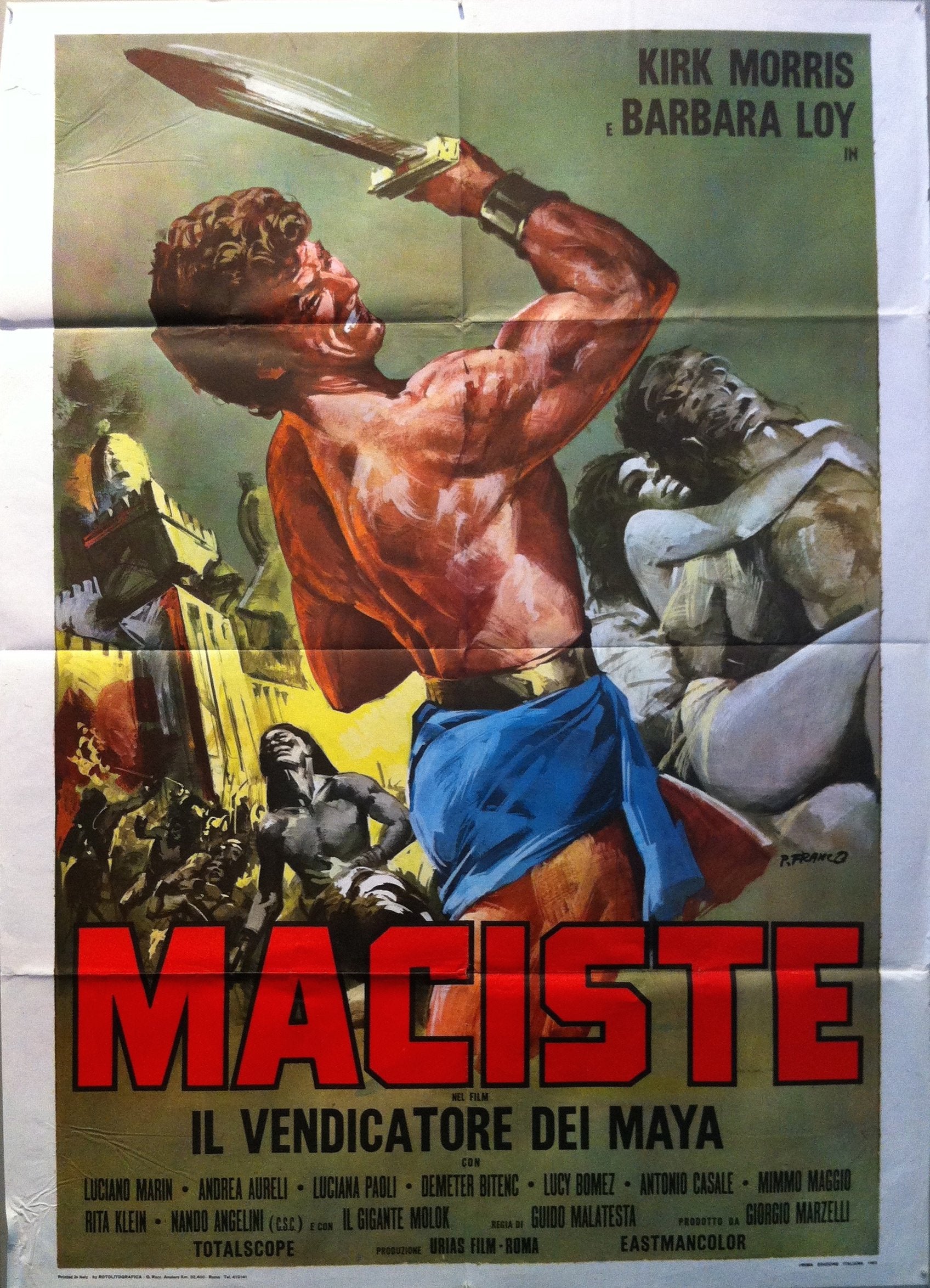 Maciste il Vendicatore Dei Maya Poster Museum