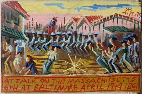 Link to  Attack on the Massachusetts 6th #36 Steve Keene PaintingU.S.A, c. 1995  Product