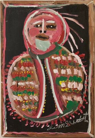 Link to  Native American Chief in Pink #91, Jimmie Lee Sudduth PaintingU.S.A, c. 1995  Product