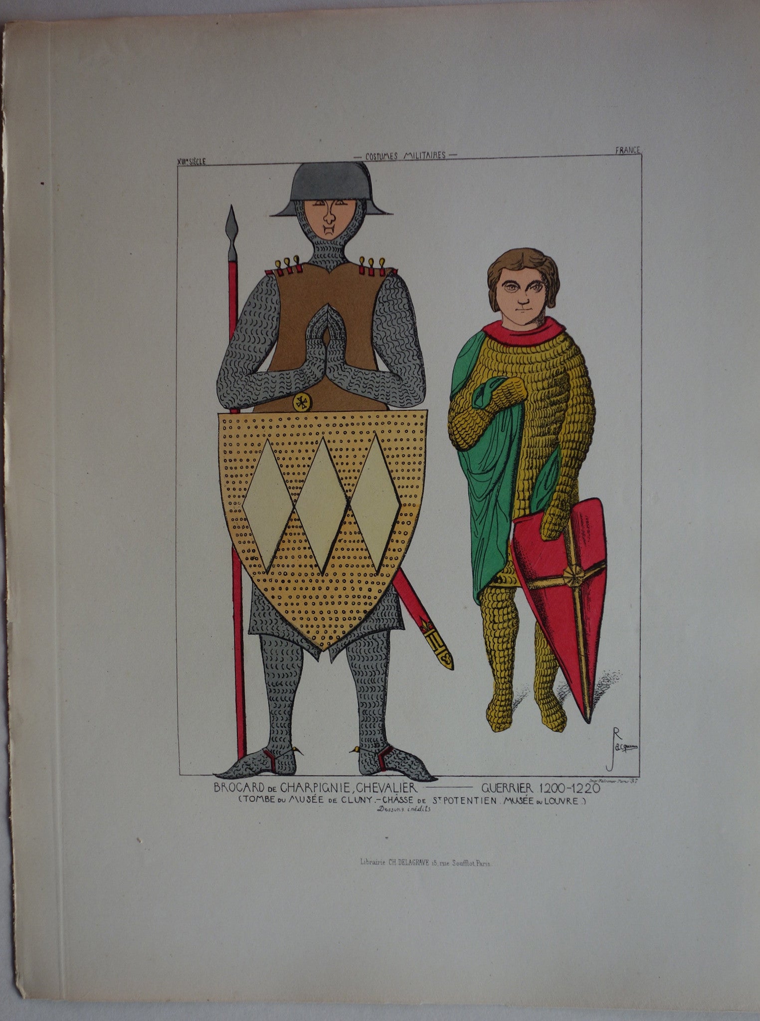 Brocard de Charpignie, Chevalier------ Guerrier 1200-1220