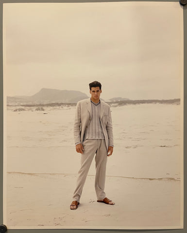 Link to  Male Model Posing on the Beach PhotographU.S.A., c. 1995  Product