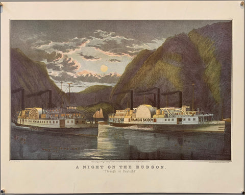 Link to  A Night on the Hudson PosterU.S.A, repro c. 1950  Product