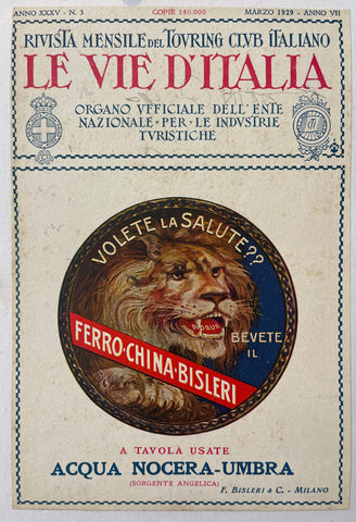 Link to  Marzo 1929 Le Vie d'Italia CoverItaly, 1929  Product