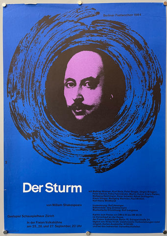 Link to  Der Sturm von William Shakespeare PosterGermany, 1964  Product
