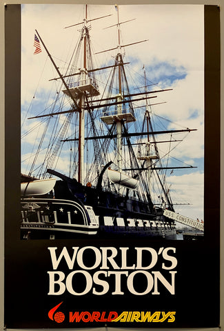 Link to  World Airways Boston PosterUSA c. 1985  Product