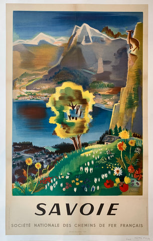 Link to  Savoie SNCF PosterFrance, 1946  Product