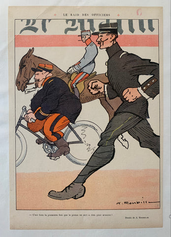 Link to  Le Raid Des Officers Le Rire PosterFrance, c.1910  Product