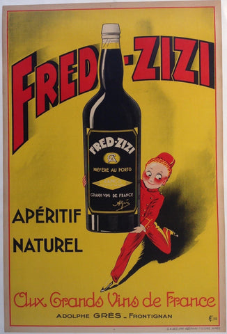 Link to  Fred-Zizi Apéritif NaturelFrance, 1932  Product