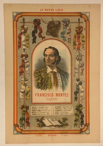 Link to  Francisco Montes Poster ✓Spain, c. 1890  Product