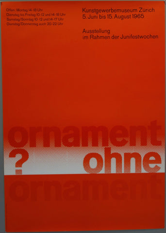 Link to  ornament ? ohneSwitzerland, 1965  Product