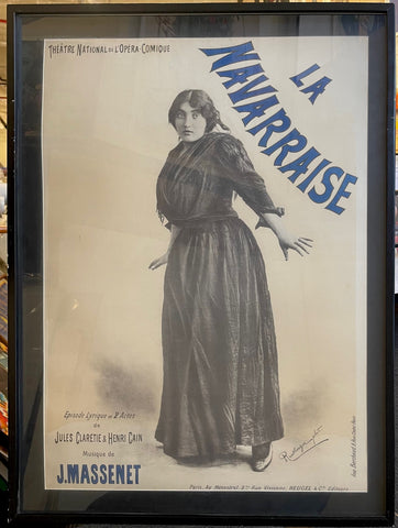 Link to  La Navarraise Framed PosterFrance, 1895  Product