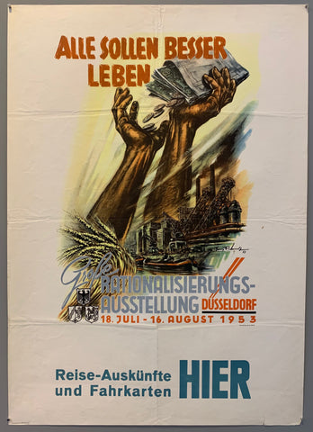 Link to  Alle Sollen Besser Leben PosterGermany, 1953  Product