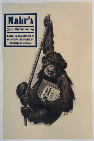 Link to  Mahr's -Sadh-Buchhandlung - Laden: Edyellingftrafe 41 - Verfandabt: Karlsplats 24 - Rontorbaus EtadusGermany, C. 1925  Product
