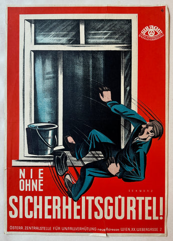 Link to  Nie Ohne Sicherheitsgürtel! PosterAustria, c. 1930  Product
