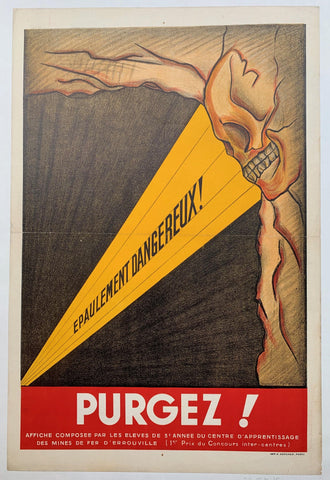 Link to  Épaulement Dangereux! Purgez ! ✓France, C. 1935  Product