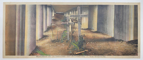 Link to  Monument de la Tranchée des Baïonnettes - Vue IntérieureFrance, C. 1914  Product