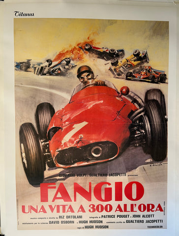 Link to  Fangio: Una Vita a 300 All'Ora PosterItaly, c. 1980  Product