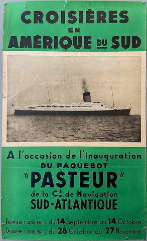 Link to  Croisières en Amérique du Sud PosterFrance, c. 1935  Product