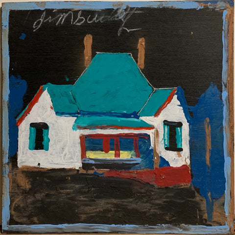Link to  Blue House #122, Jimmie Lee Sudduth PaintingU.S.A, c. 1995  Product