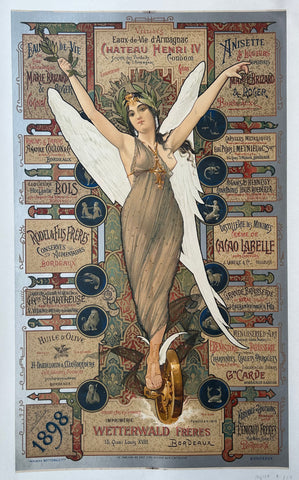 Link to  Vieilles Eaux-de-Vie d'Armagnac PosterFrance, 1898  Product