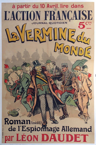 Link to  L'Action Francaise -- La Vermine du Monde1916  Product
