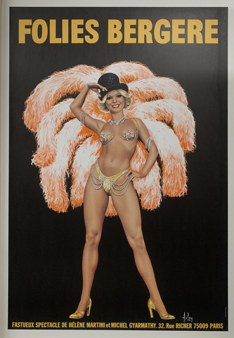Link to  Folies Bergere Orange Feathers FrontalAslan  Product