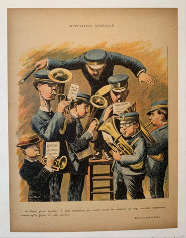 Link to  Répétition Générale Le Rire Comic PosterFrance, c.1910  Product