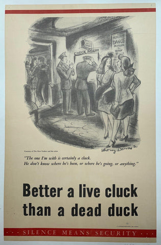 Link to  Better a live cluck than a dead cluck.USA, C. 1944  Product