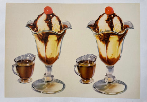 Link to  Coffee and Ice Cream Sundae PosterU.S.A., c. 1950  Product