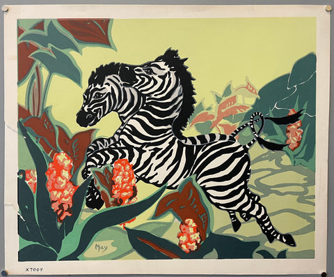 Link to  Two Zebras PrintU.S.A., c. 1955  Product