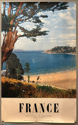 Link to  France Les Plages de Bretagne PosterFrance, 1955  Product