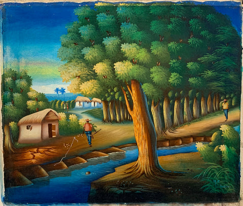 Link to  River Scene ✓Haitian Painting  Product