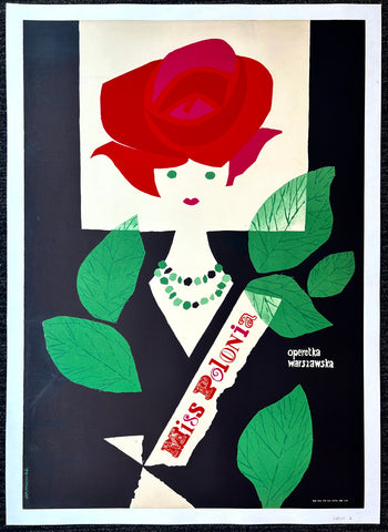 Link to  Miss Polonia PosterPoland, c. 1960  Product