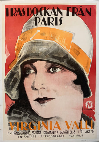 Link to  Virginia Valli PosterSwedish Poster, 1927  Product