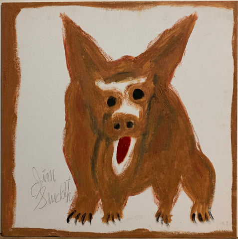 Link to  Barking Dog #105, Jimmie Lee Sudduth PaintingU.S.A, c. 1995  Product