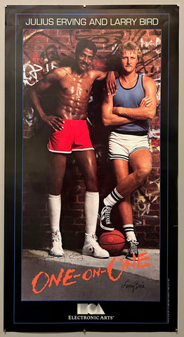 Link to  Julius Erving and Larry Bird One-On-One PosterUSA, 1984  Product