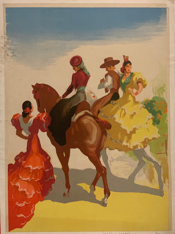 Link to  Spanish Scene Poster ✓Spain, c. 1935  Product