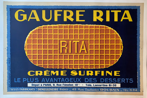 Link to  Gaufre Rita PosterFrance, 1925  Product